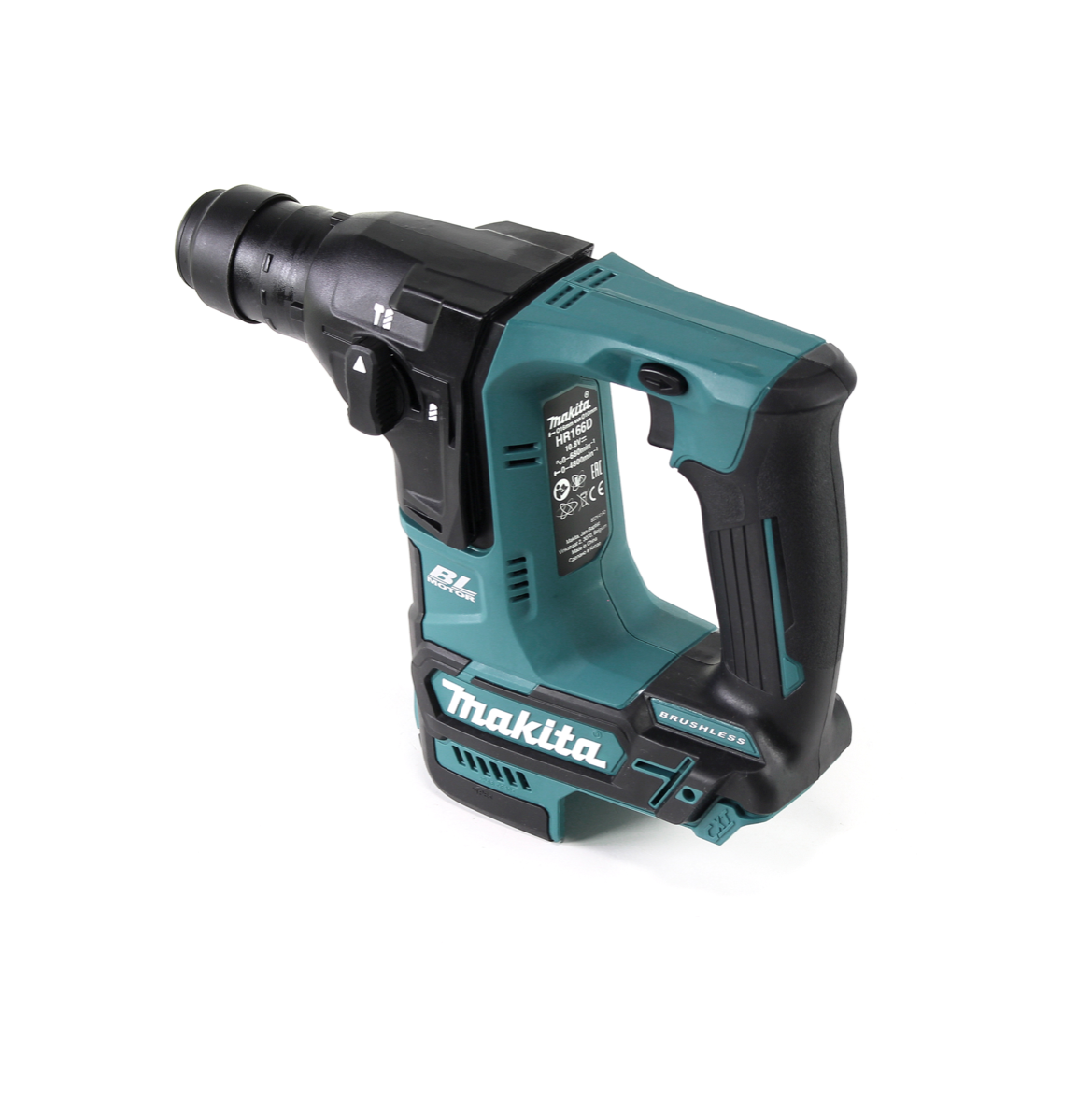 Makita HR 166 DE1 Akku Bohrhammer 10.8V SDS-Plus Brushless + Koffer + 64-tlg. Zubehörset - ohne Akku, ohne Ladegerät - Toolbrothers