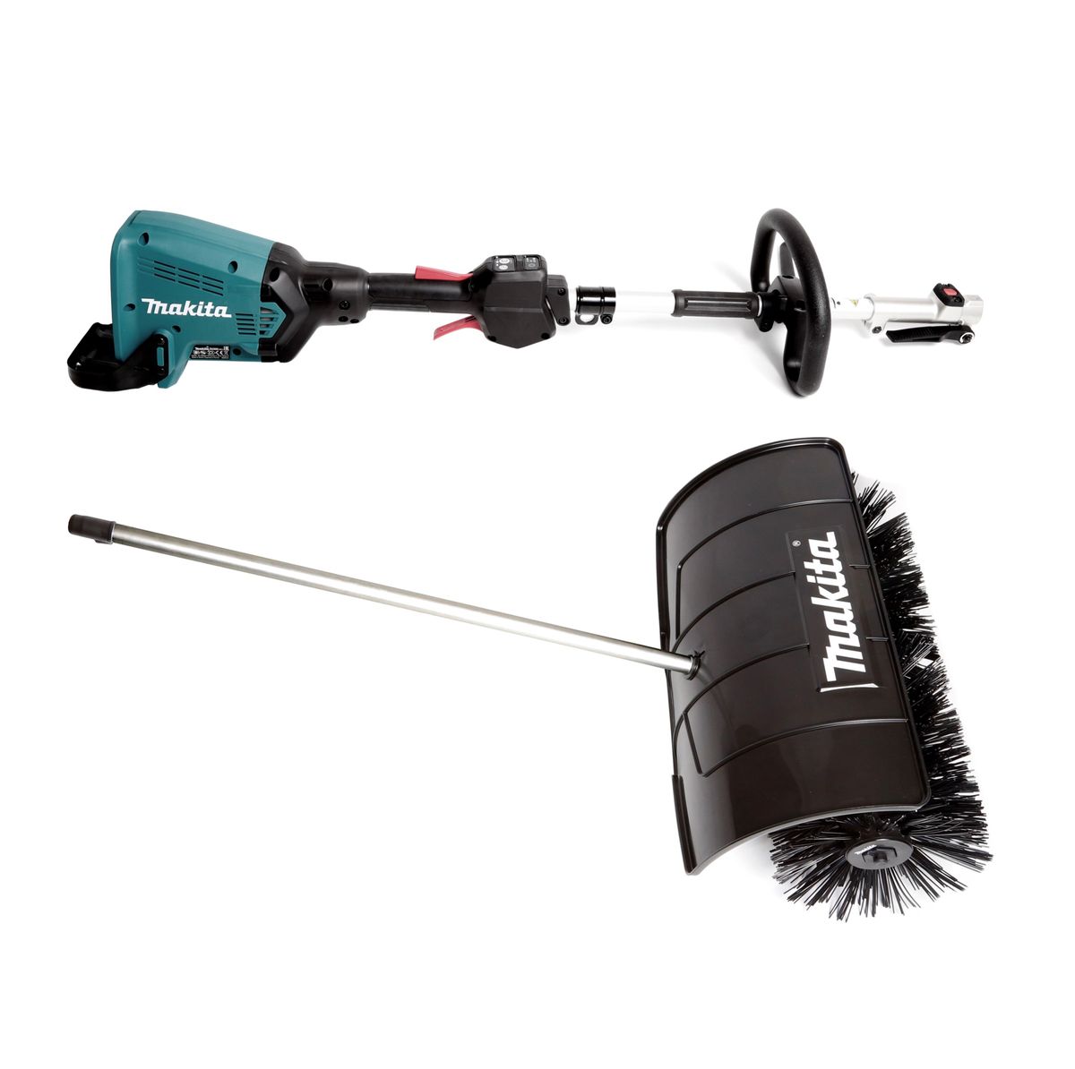 Makita DUX 60 Z Akku Multifunktionsantrieb 36V (2x18V) Brushless + Kehrbürstenaufsatz BR400MP - ohne Akku, ohne Ladegerät - Toolbrothers