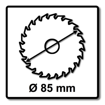 Bosch Kreissägeblatt Standard for Wood 85 x 1,1 x 15 mm 20 Zähne ( 2608837666 ) - Toolbrothers