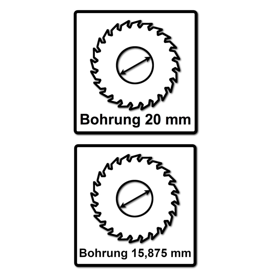 Bosch Kreissägeblatt Standard for Wood 160 x 1,5 x 20 / 15,875 mm 24 Zähne ( 2608837676 ) - Toolbrothers