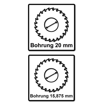 Bosch Kreissägeblatt Standard for Wood 160 x 1,5 x 20 / 15,875 mm 24 Zähne ( 2608837676 ) - Toolbrothers