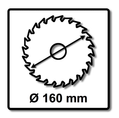 Bosch Kreissägeblatt Standard for Wood 160 x 1,5 x 20 / 15,875 mm 48 Zähne ( 2608837678 ) - Toolbrothers