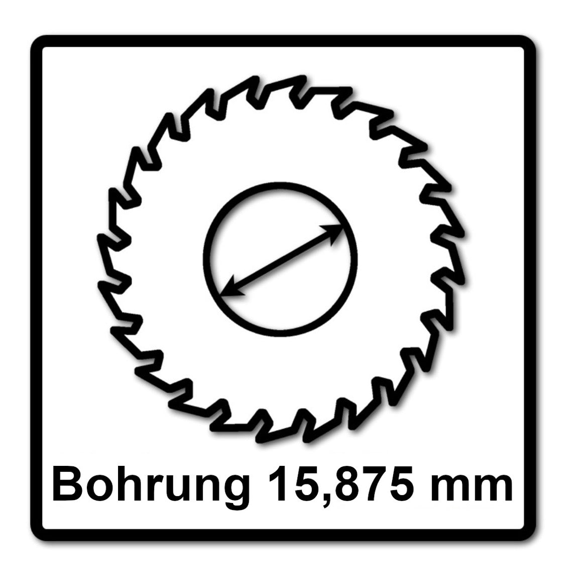 Bosch Kreissägeblatt Standard for Wood 165 x 1,5 x 15,875 mm 48 Zähne ( 2608837683 ) - Toolbrothers