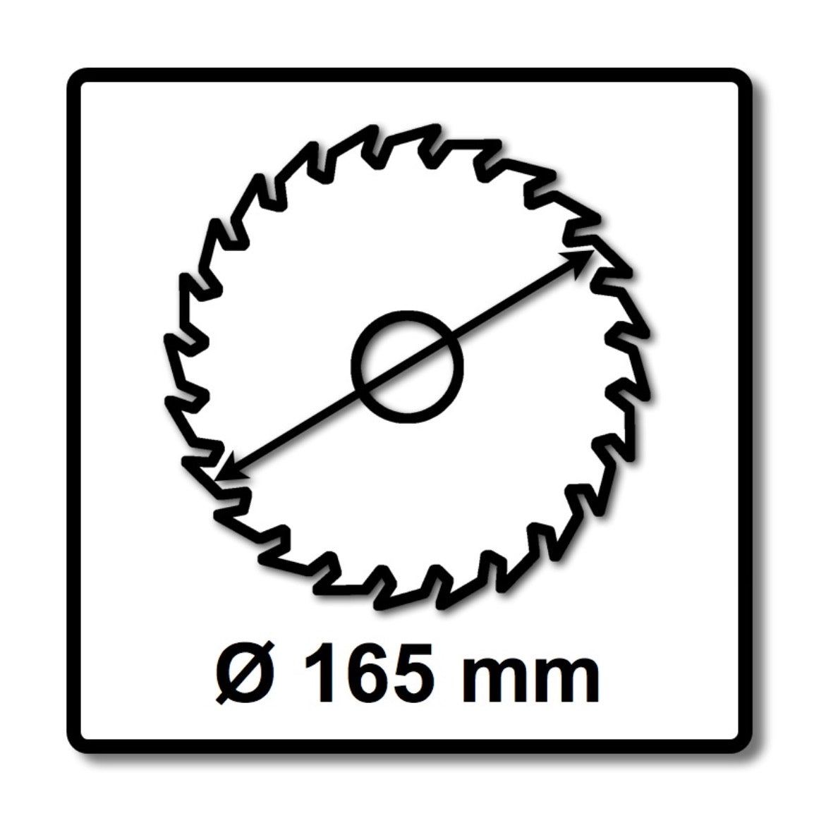 Bosch Kreissägeblatt Standard for Wood 165 x 1,5 x 15,875 mm 48 Zähne ( 2608837683 ) - Toolbrothers