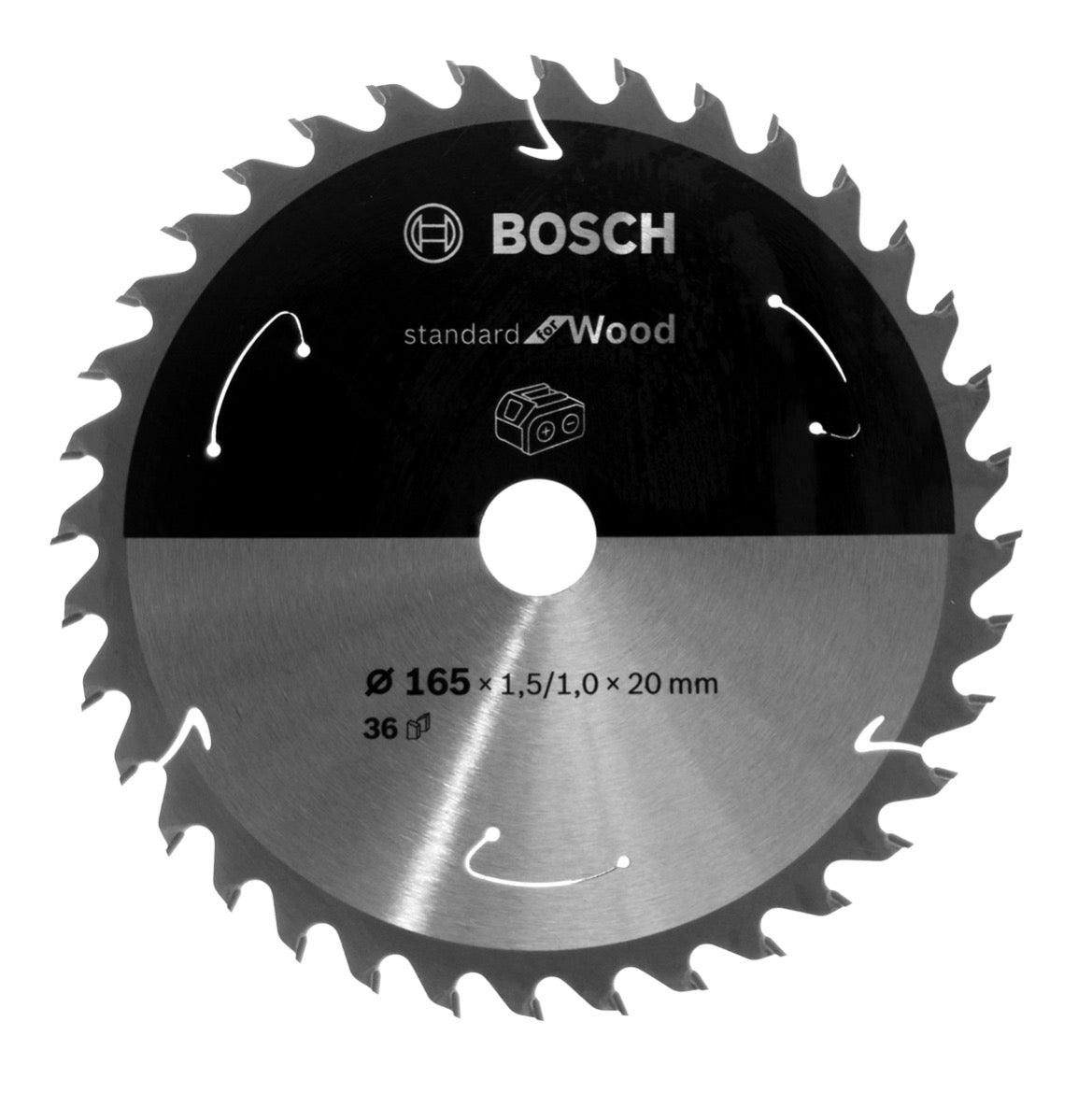 Bosch Kreissägeblatt Standard for Wood 165 x 1,5 x 20 / 16 mm 36 Zähne ( 2608837686 ) - Toolbrothers