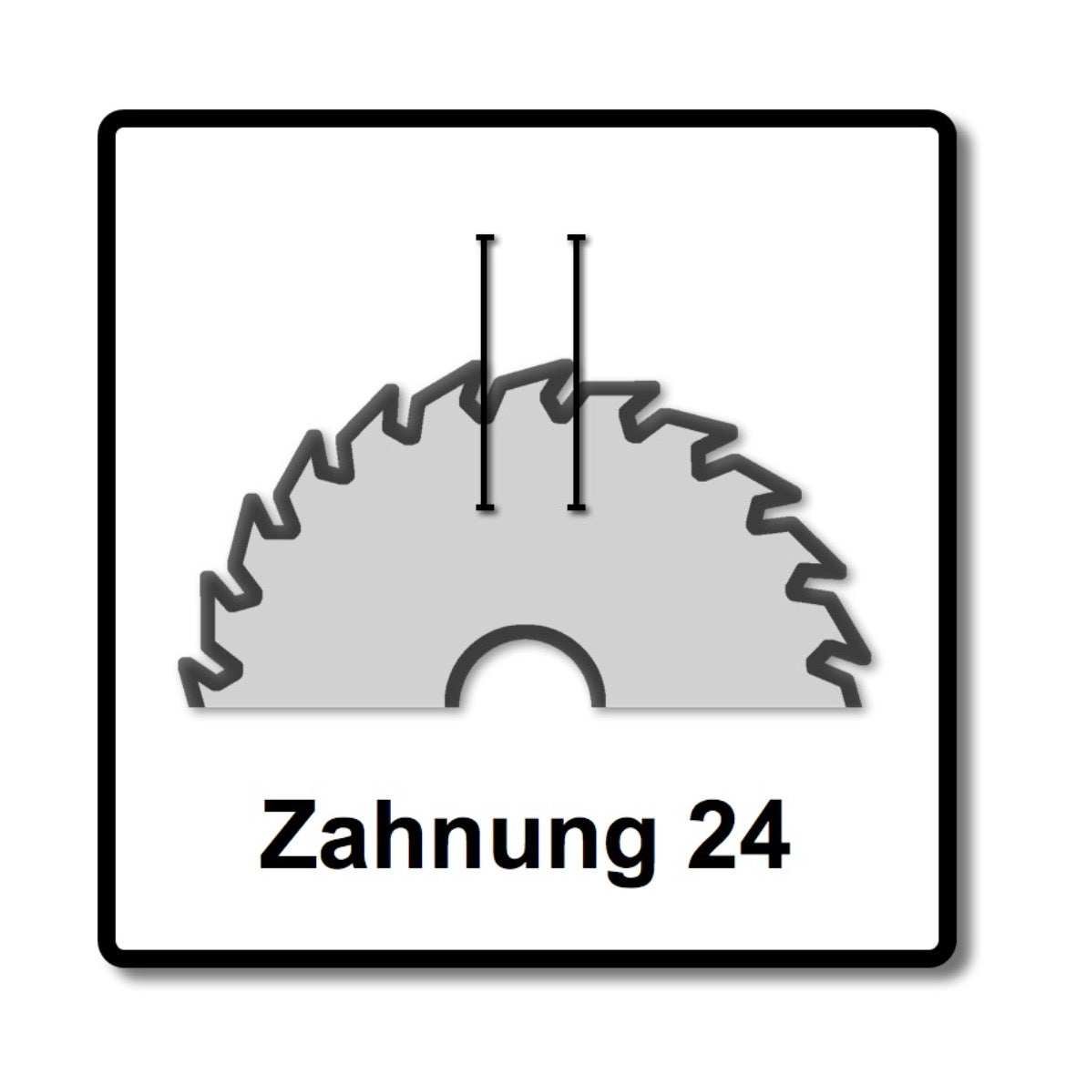 Bosch Kreissägeblatt Standard for Wood 190 x 1,6 x 20 mm 24 Zähne ( 2608837704 ) - Toolbrothers