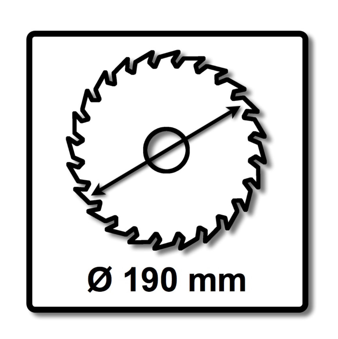 Bosch Kreissägeblatt Standard for Wood 190 x 1,6 x 20 mm 24 Zähne ( 2608837704 ) - Toolbrothers