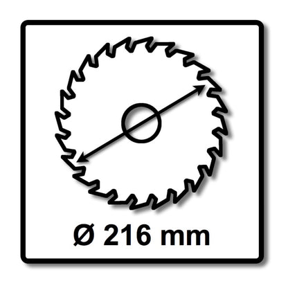 Bosch Kreissägeblatt Standard for Wood 216 x 1,7 x 30 mm 48 Zähne ( 2608837723 ) - Toolbrothers