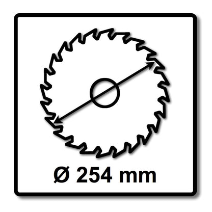 Bosch Kreissägeblatt Standard for Wood 254 x 2,2 x 30 mm 60 Zähne ( 2608837736 ) - Toolbrothers