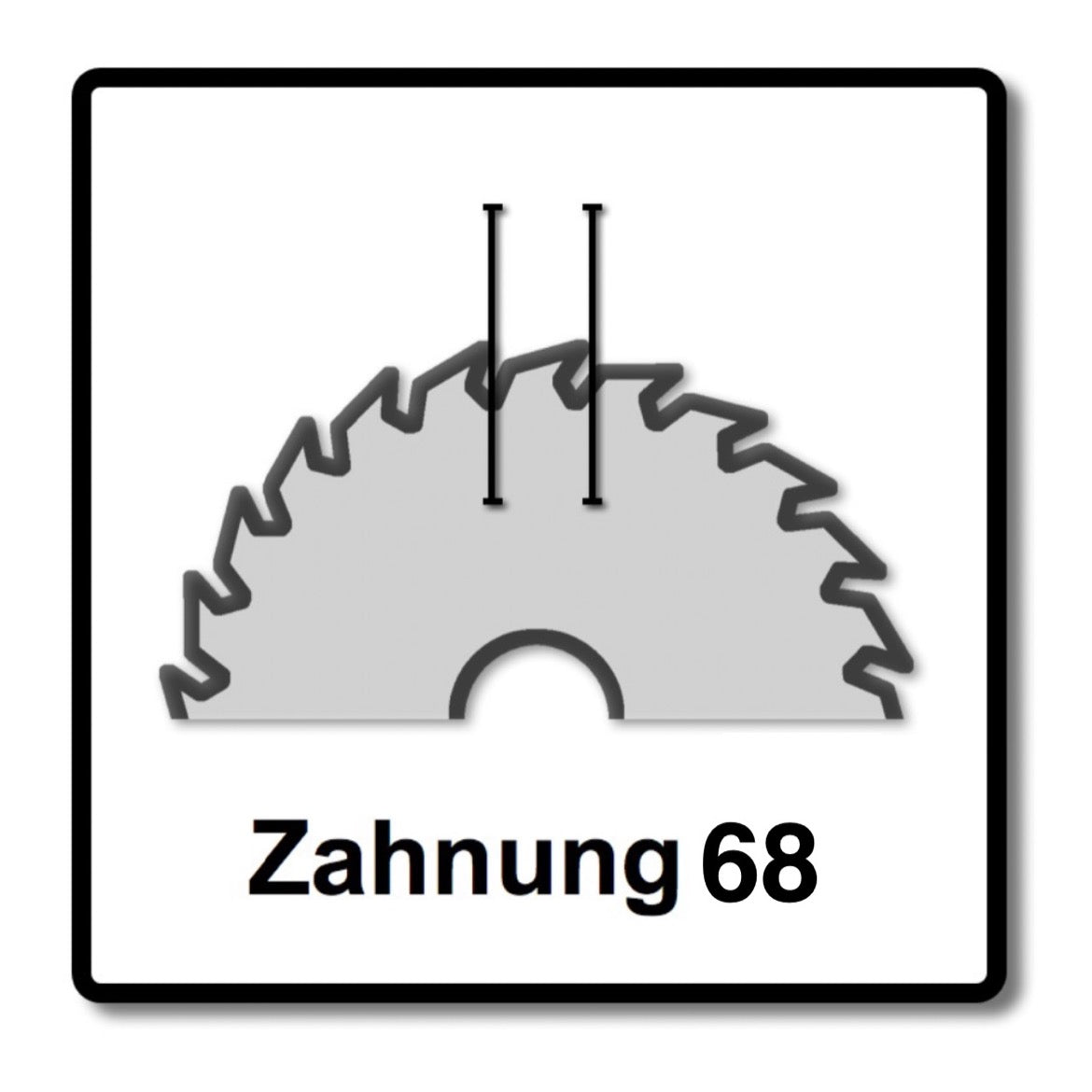 Bosch Kreissägeblatt Standard for Aluminium 250 x 1,8 x 30 mm 68 Zähne ( 2608837778 ) - Toolbrothers