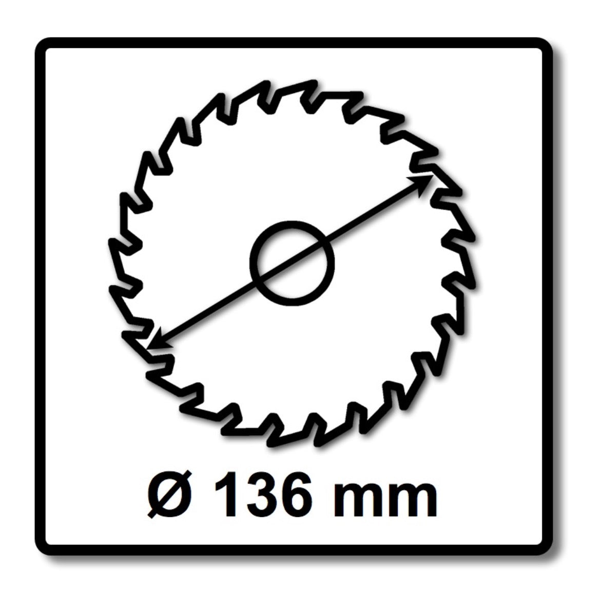 Bosch Kreissägeblatt Expert for Wood 136 x 1,0 x 20 mm 24 Zähne für Holz ( 2608644498 ) - Toolbrothers