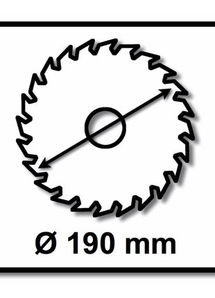 Bosch Kreissägeblatt Expert for Wood 190 x 1,0 x 30 mm 24 Zähne für Holz ( 2608644513 ) - Toolbrothers