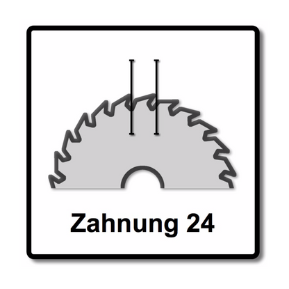 Bosch Kreissägeblatt Expert for Wood 254 x 1,6 x 30 mm 24 Zähne für Holz ( 2608644524 ) - Toolbrothers