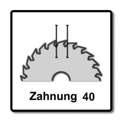 Bosch Kreissägeblatt Expert for Wood 254 x 1,6 x 30 mm 40 Zähne für Holz ( 2608644525 ) - Toolbrothers