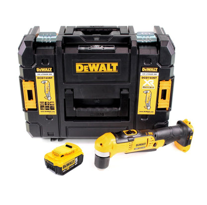 Dewalt DCD 740 NT Akku Winkelbohrmaschine 18V 33Nm + 1x Akku 3,0Ah + TSTAK  - ohne Ladegerät - Toolbrothers