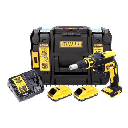 DeWalt DCF 620 L2 Akku Trockenbauschrauber 18 V 30 Nm Brushless + 2x Akku 3,0 Ah + Ladegerät + TSTAK - Toolbrothers