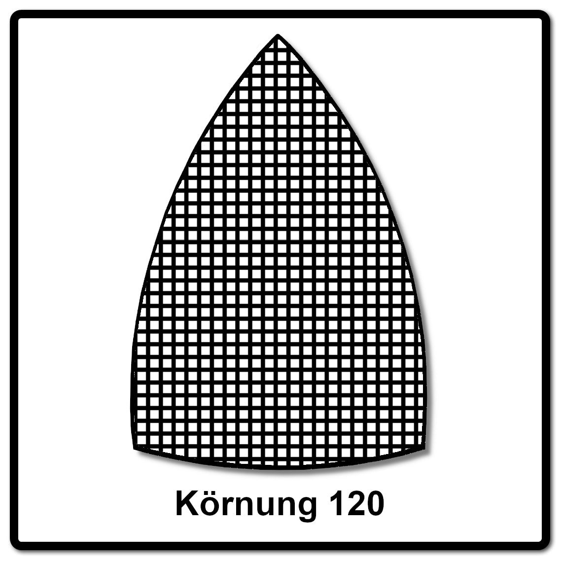 Mirka ABRANET Delta Schleifblätter Grip 100x152x152mm P120 50 Stk. ( 5421905012 ) - Toolbrothers