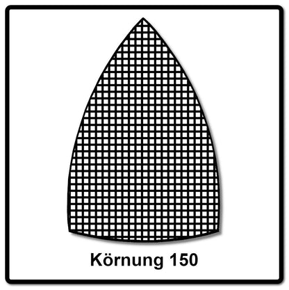 Mirka ABRANET Delta Schleifblätter Grip 100x152x152mm P150 50 Stk. ( 5421905015 ) - Toolbrothers