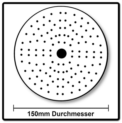 Mirka IRIDIUM Schleifscheiben Grip 150mm K80, 100Stk. ( 246CH09980 ) - Toolbrothers