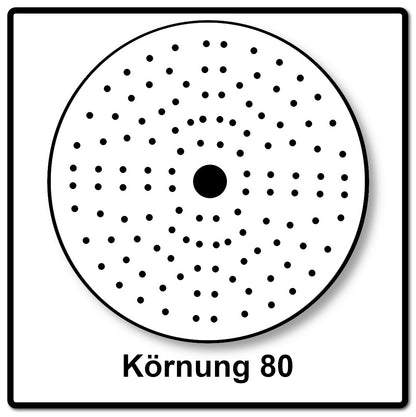 Mirka IRIDIUM Schleifscheiben Grip 150mm K80, 100Stk. ( 246CH09980 ) - Toolbrothers