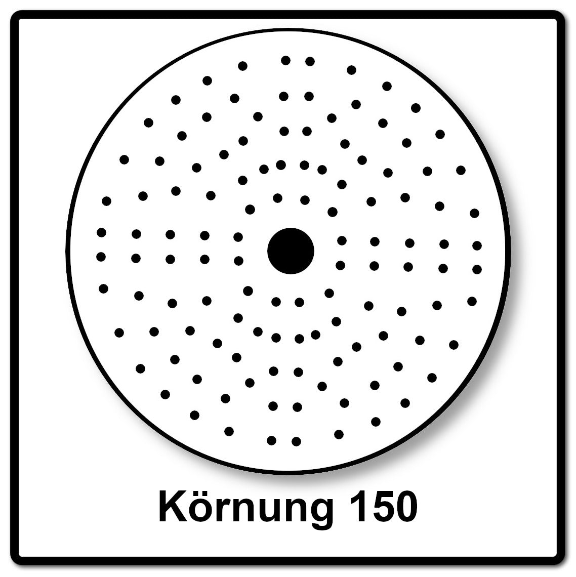 Mirka IRIDIUM Schleifscheiben Grip 150mm K150, 100Stk. ( 246CH09915 ) - Toolbrothers