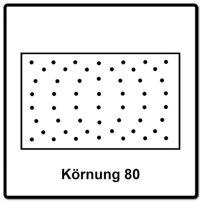 Mirka IRIDIUM Schleifstreifen Grip 81x133mm K80, 100 Stk. ( 246B109980 ) - Toolbrothers