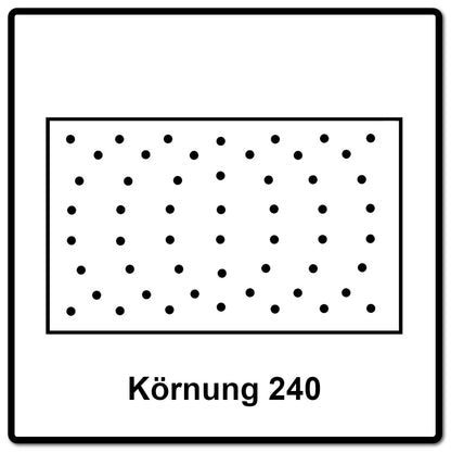 Mirka IRIDIUM Schleifstreifen Grip 81x133mm K240, 100 Stk. ( 246B109925 ) - Toolbrothers