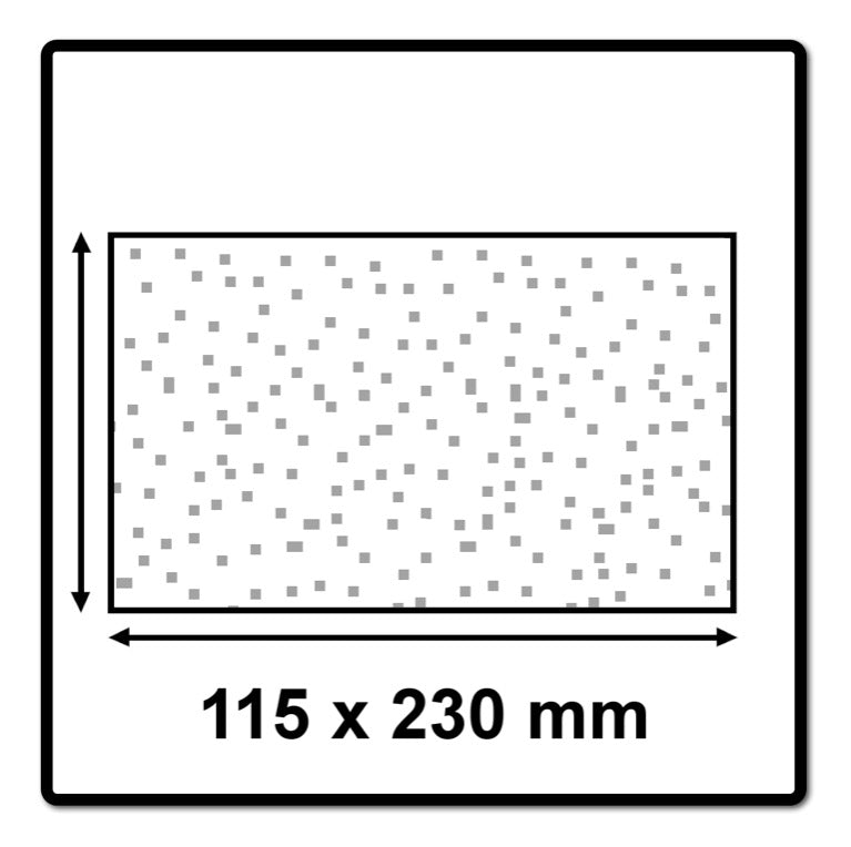 Mirka Mirlon Total Vlies Schleifstreifen 115x230mm VF P360 25 Stk. ( 8111202537 ) - Toolbrothers