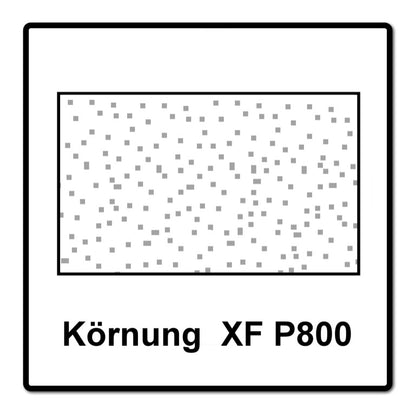 Mirka Mirlon Total Vlies Schleifstreifen 115x230mm XF P800 25 Stk. ( 8111202581 ) - Toolbrothers