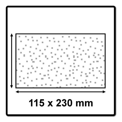 Mirka Mirlon Total Vlies Schleifstreifen 115x230mm MF P2500 25 Stk. ( 8111202596 ) - Toolbrothers