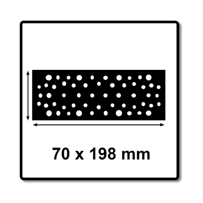 Mirka Schleifschuh Netz 70 x198 mm Grip 48L Medium ( 8292383011 ) - Toolbrothers