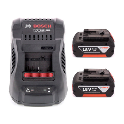 Bosch GWX 18V-10 C Akku Winkelschleifer 18V 125mm brushless X-LOCK + 2x Akku 3,0Ah + Ladegerät + 2x Diamant Trennscheiben X-LOCK 125x22,23mm + L-BOXX - Toolbrothers