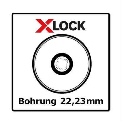 Bosch GWX 18V-10 C Akku Winkelschleifer 18V 125mm brushless X-LOCK+ 2x Akku 3,0Ah + Ladegerät + 10x Trennscheiben X-LOCK 125x22,23mm for Inox + L-BOXX - Toolbrothers