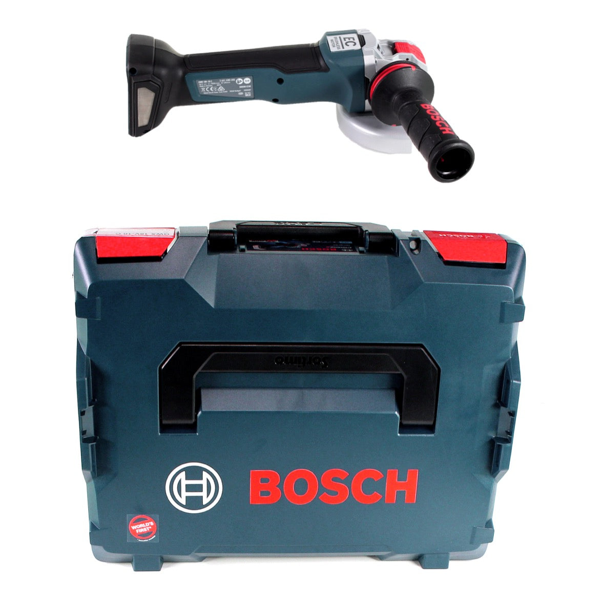 Bosch GWX 18V-10 C Akku Winkelschleifer 18V 125mm brushless X-LOCK + 25x Trennscheiben X-LOCK 125x22,23mm Expert Inox & Metal + L-BOXX - Toolbrothers