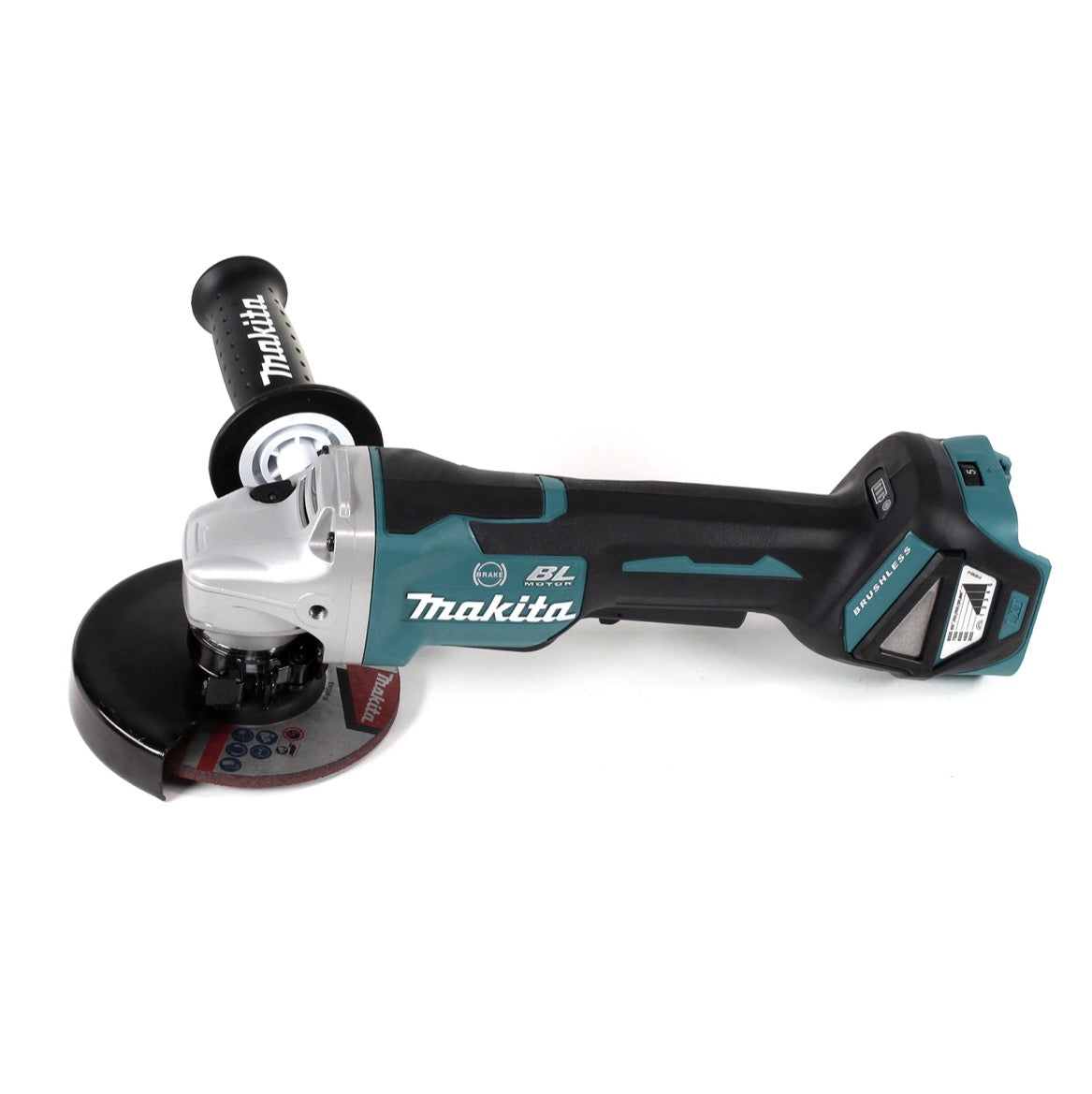 Makita DGA 517 ST1 Akku Winkelschleifer 18 V 125 mm Brushless + 1x Akku 5,0 Ah + Ladegerät + 26x Scheibe - Toolbrothers