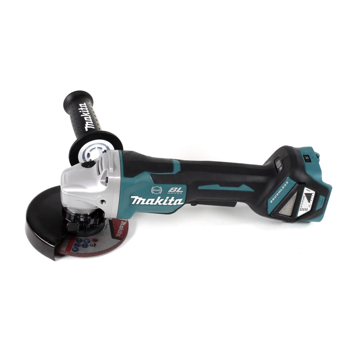 Makita DGA 517 SF1 Akku Winkelschleifer 18 V 125 mm Brushless + 1x Akku 3,0 Ah + Ladegerät + 26x Scheibe - Toolbrothers