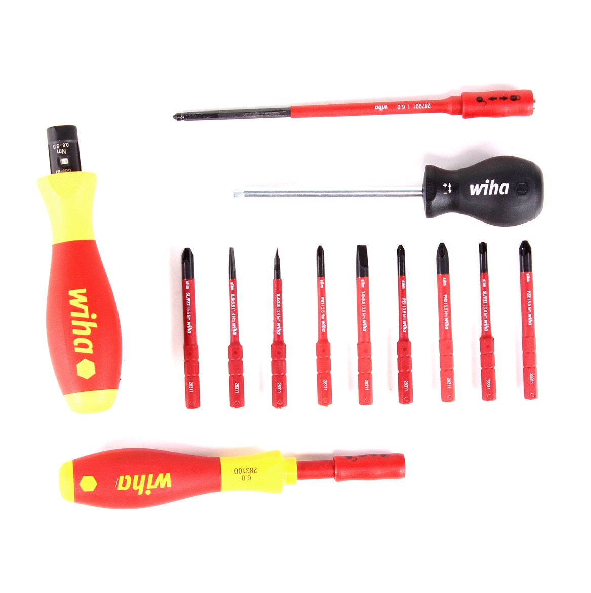 Wiha Drehmoment-Schraubendreher Set TorqueVario®-S electric 13 tlg. ( 40674 ) - Toolbrothers