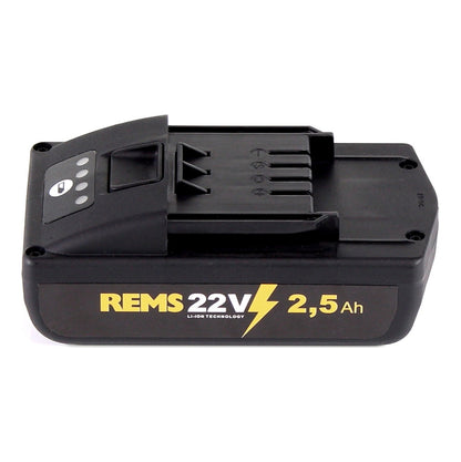 REMS Akku Set Power Pack 21,6V (22V max) mit 2x Akku 2,5Ah + Ladegerät 90W ( 571585 ) - Toolbrothers