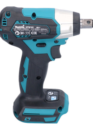 Makita DTW 181 ZJ Akku Schlagschrauber 18 V 210 Nm 1/2" Brushless + Makpac - ohne Akku, ohne Ladegerät - Toolbrothers