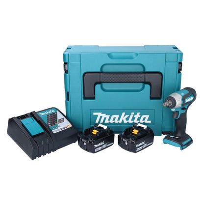 Makita DTW 181 RFJ Akku Schlagschrauber 18 V 210 Nm 1/2" Brushless + 2x Akku 3,0 Ah + Ladegerät + Makpac - Toolbrothers