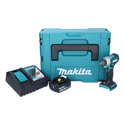 Makita DTW 181 RM1J Akku Schlagschrauber 18 V 210 Nm 1/2" Brushless + 1x Akku 4,0 Ah + Ladegerät + Makpac - Toolbrothers