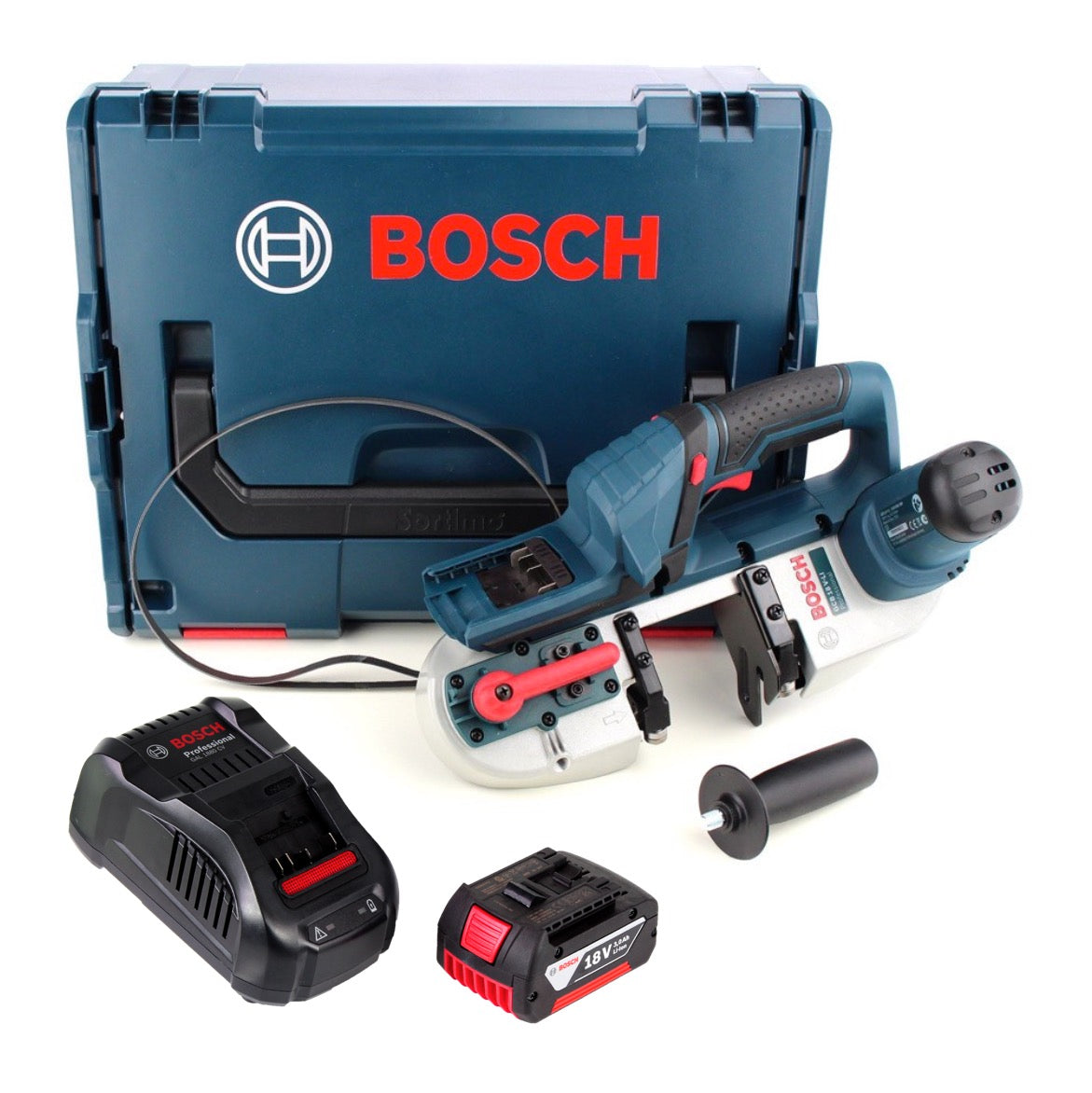 Bosch GCB 18 V-LI Akku Bandsäge 18V + 1x Akku 3,0Ah + Ladegerät + L-Boxx - Toolbrothers