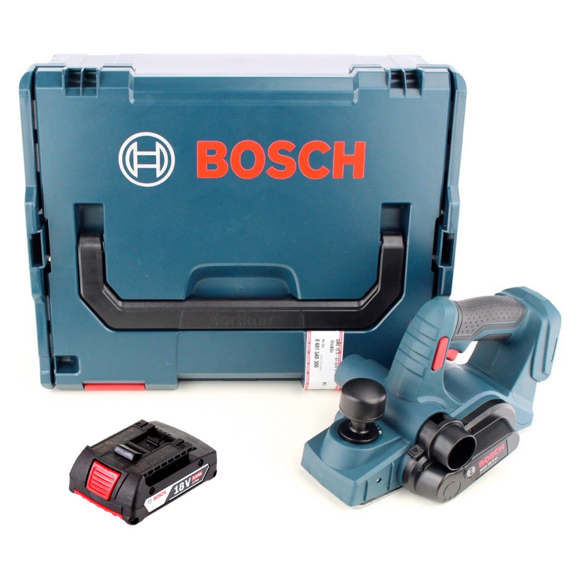 Bosch GHO 18 V-LI Akku Hobel 18V + 1x Akku 2,0Ah + L-Boxx - ohne Ladegerät - Toolbrothers