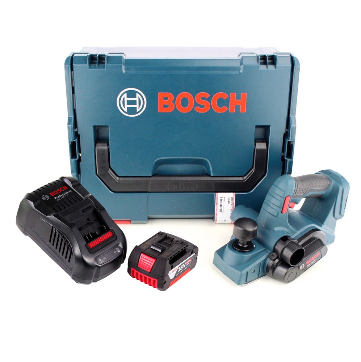 Bosch GHO 18 V-LI Akku Hobel 18V + 1x Akku 5,0Ah + Ladegerät + L-Boxx - Toolbrothers