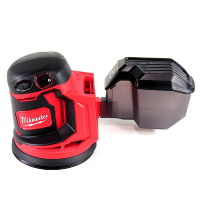 Milwaukee M18 BOS125-402B Akku Exzenterschleifer 18V 125mm + 2x Akku 4,0Ah + Ladegerät + Tasche - Toolbrothers