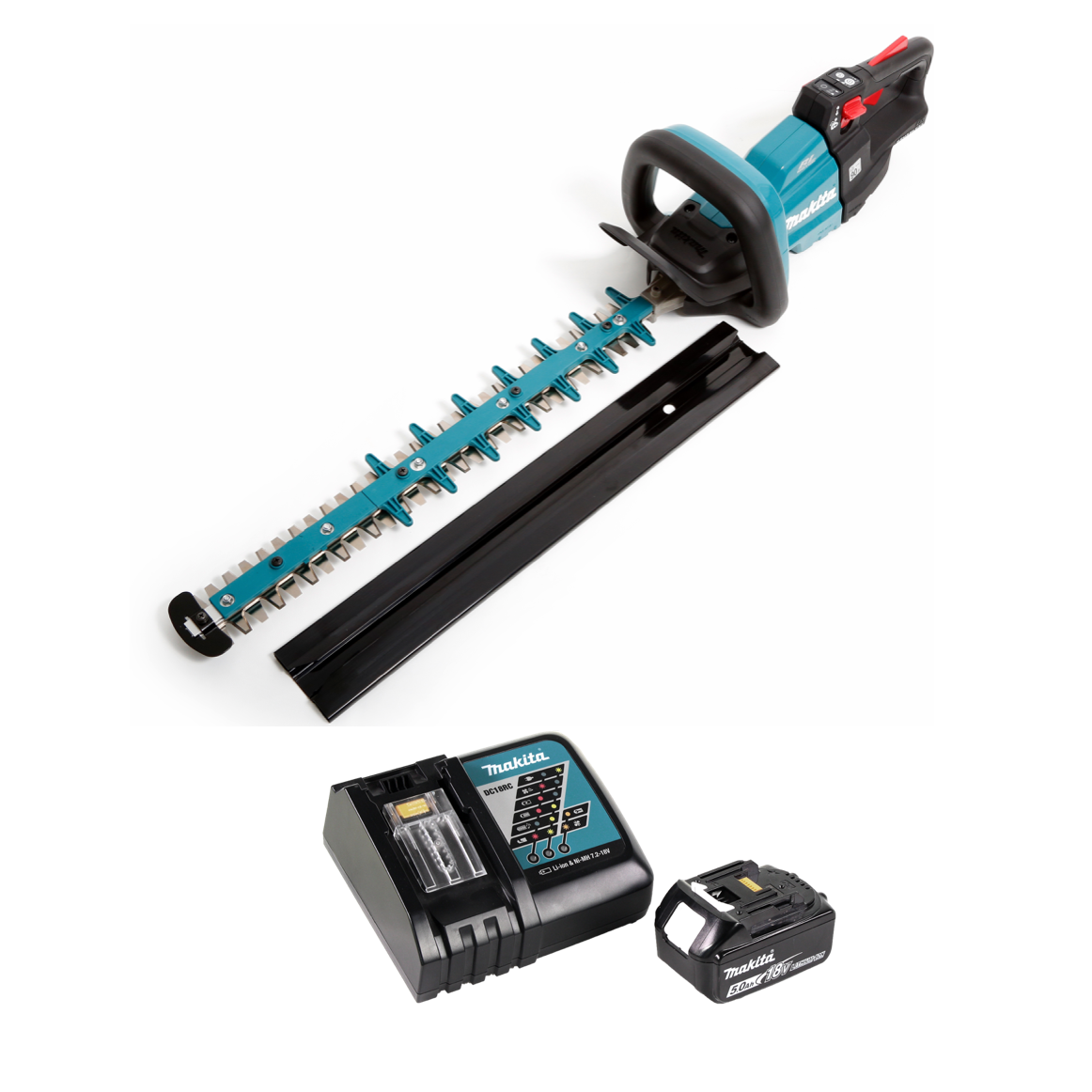 Makita DUH 502 RT1 Akku Heckenschere 18V 50cm + 1x Akku 5,0 Ah + Ladegerät - Toolbrothers