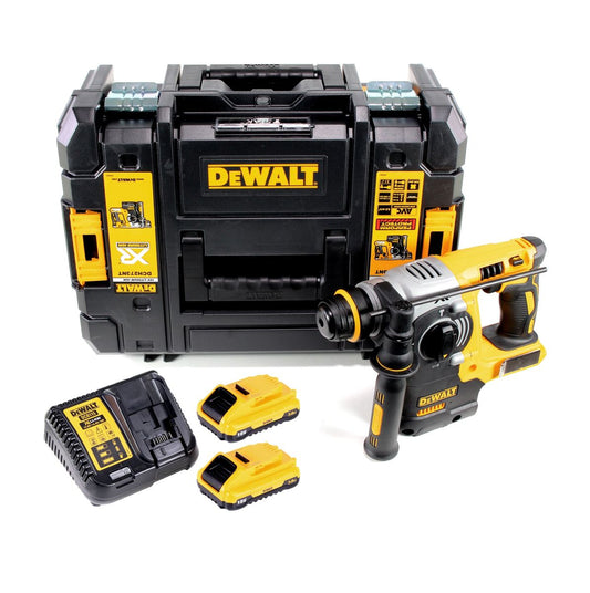 DeWalt DCH 273 L2 Akku Kombihammer 18V 2,1J SDS-Plus Brushless + 2x Akku 3,0Ah + Ladegerät + TSTAK - Toolbrothers