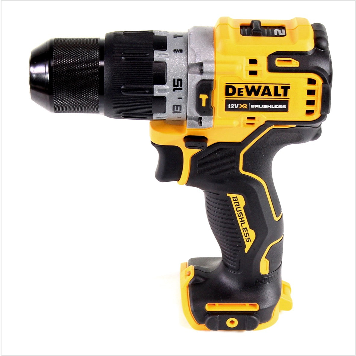 DeWalt DCD 706 D2 Akku Schlagbohrschrauber 12V 57,5Nm Brushless + 2x Akku 2,0Ah + Ladegerät + TSTAK - Toolbrothers