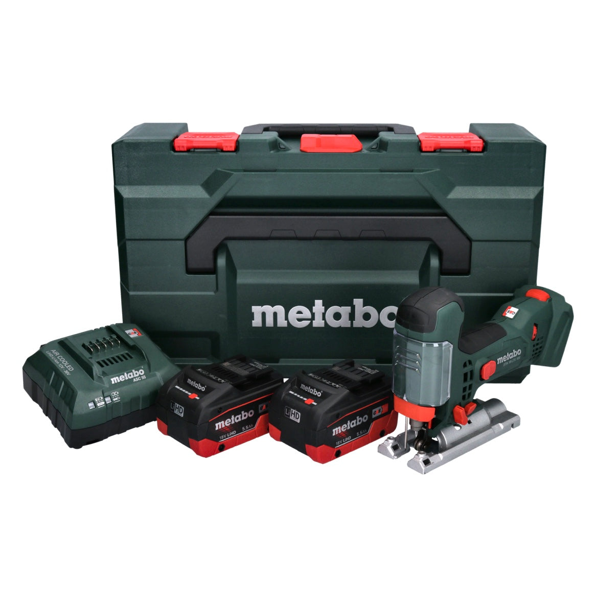 Metabo STA 18 LTX 100 Akku Stichsäge 18 V + 2x Akku 5,5 Ah + Ladegerät + metaBOX - Toolbrothers