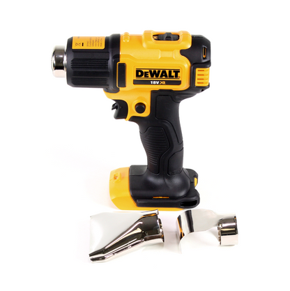 DeWalt DCE 530 N Akku Heißluftpistole 18V 530°C + 1x Akku 2,0Ah  + Flächen- und Reflektordüse - ohne Ladegerät - Toolbrothers